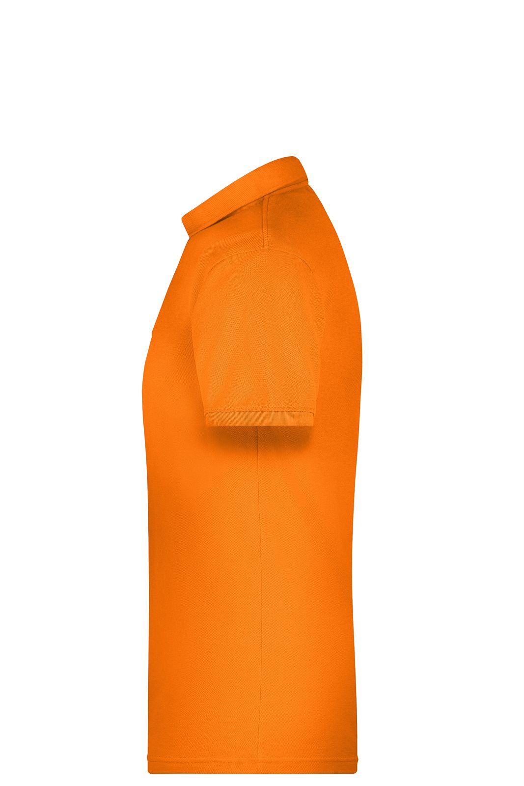 Poloshirt Herren Orange – Men's ORGANIC Workwear Polo OCS Blended, Detailansicht