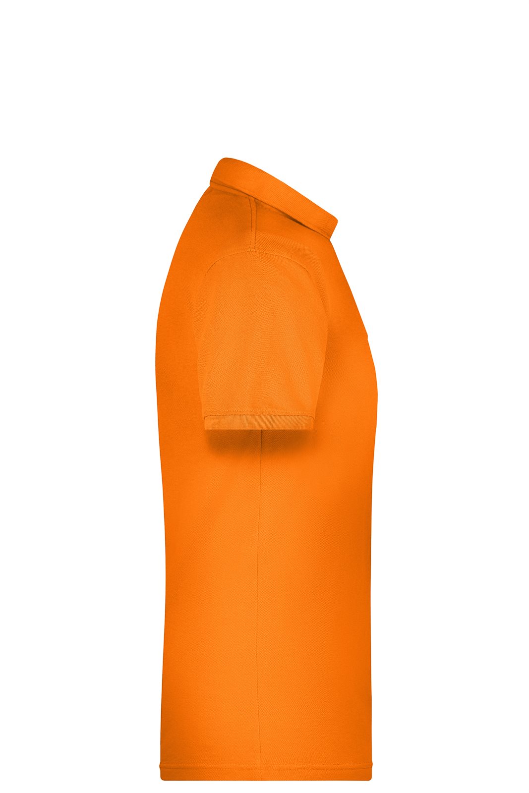 Poloshirt Herren Orange – Men's ORGANIC Workwear Polo OCS Blended, Detailansicht