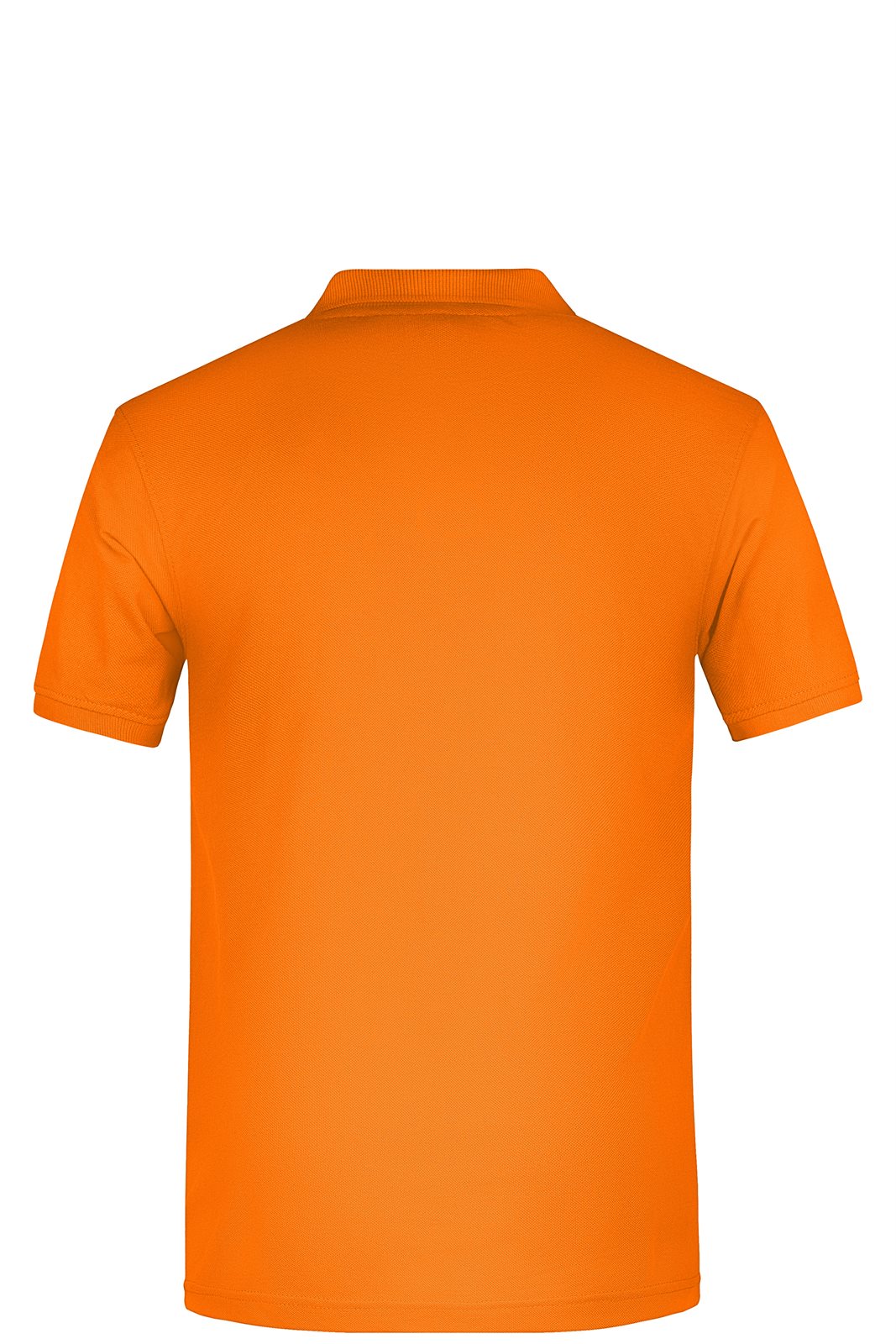 Poloshirt Herren Orange – Men's ORGANIC Workwear Polo OCS Blended, Detailansicht
