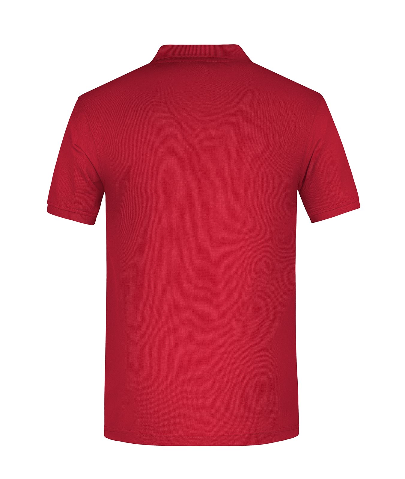 Poloshirt Herren Rot – Men's ORGANIC Workwear Polo OCS Blended, Detailansicht
