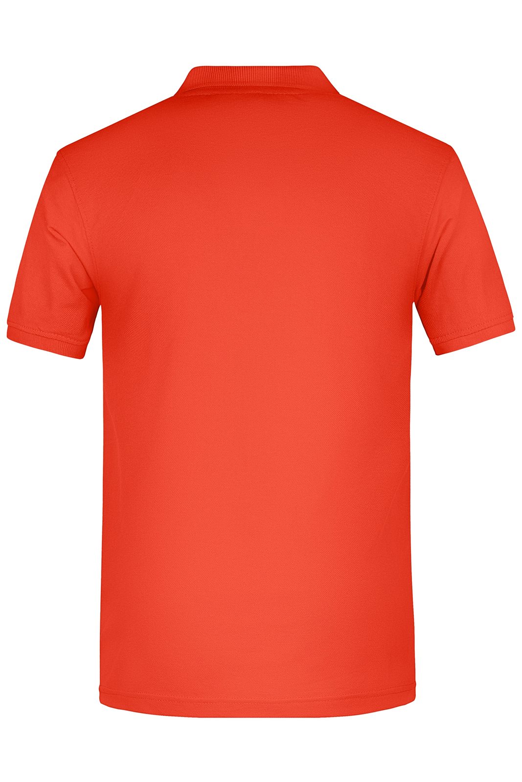 Poloshirt Herren Orange – Men's ORGANIC Workwear Polo OCS Blended, Detailansicht
