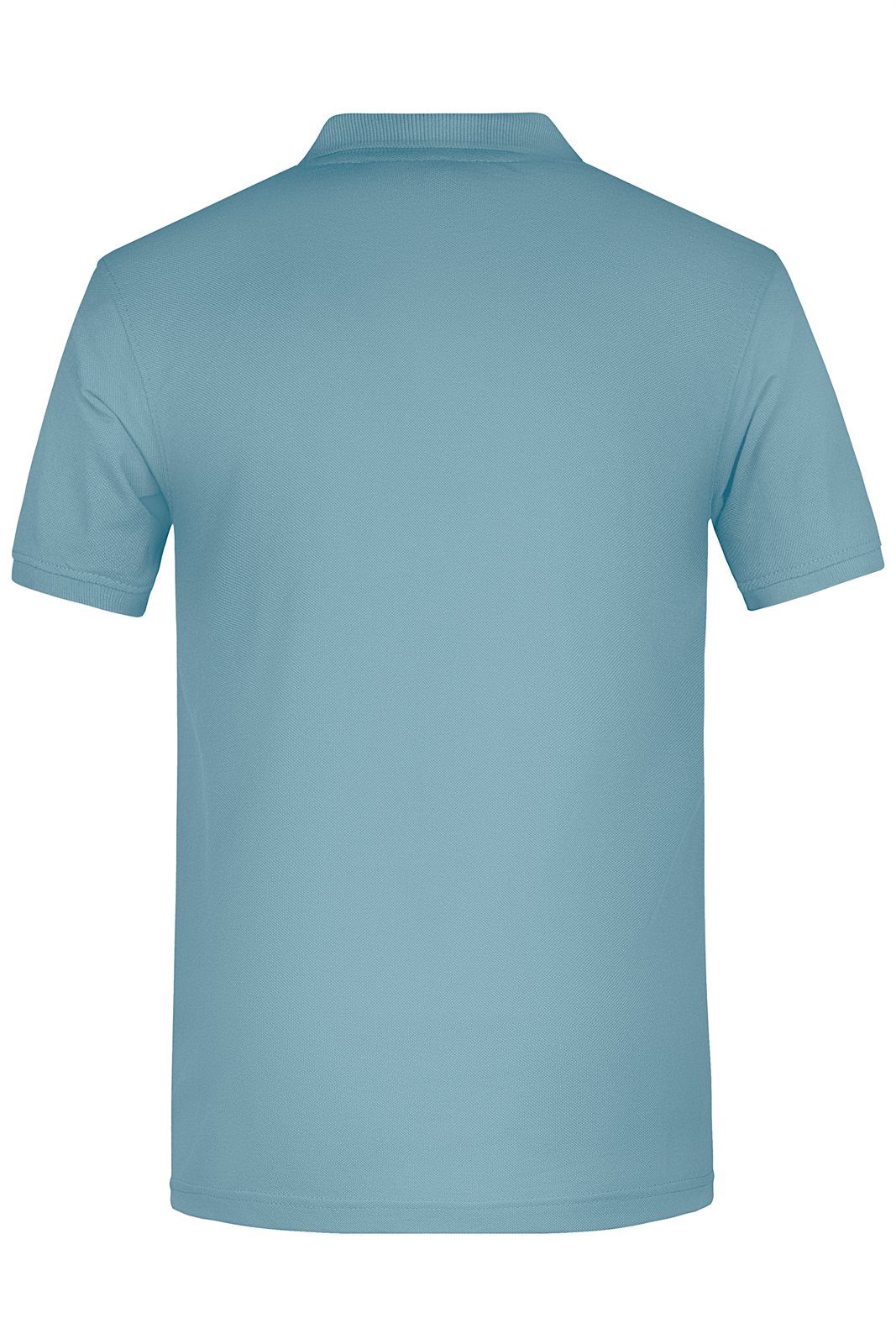 Poloshirt Herren Blau/Grau – Men's ORGANIC Workwear Polo OCS Blended, Detailansicht