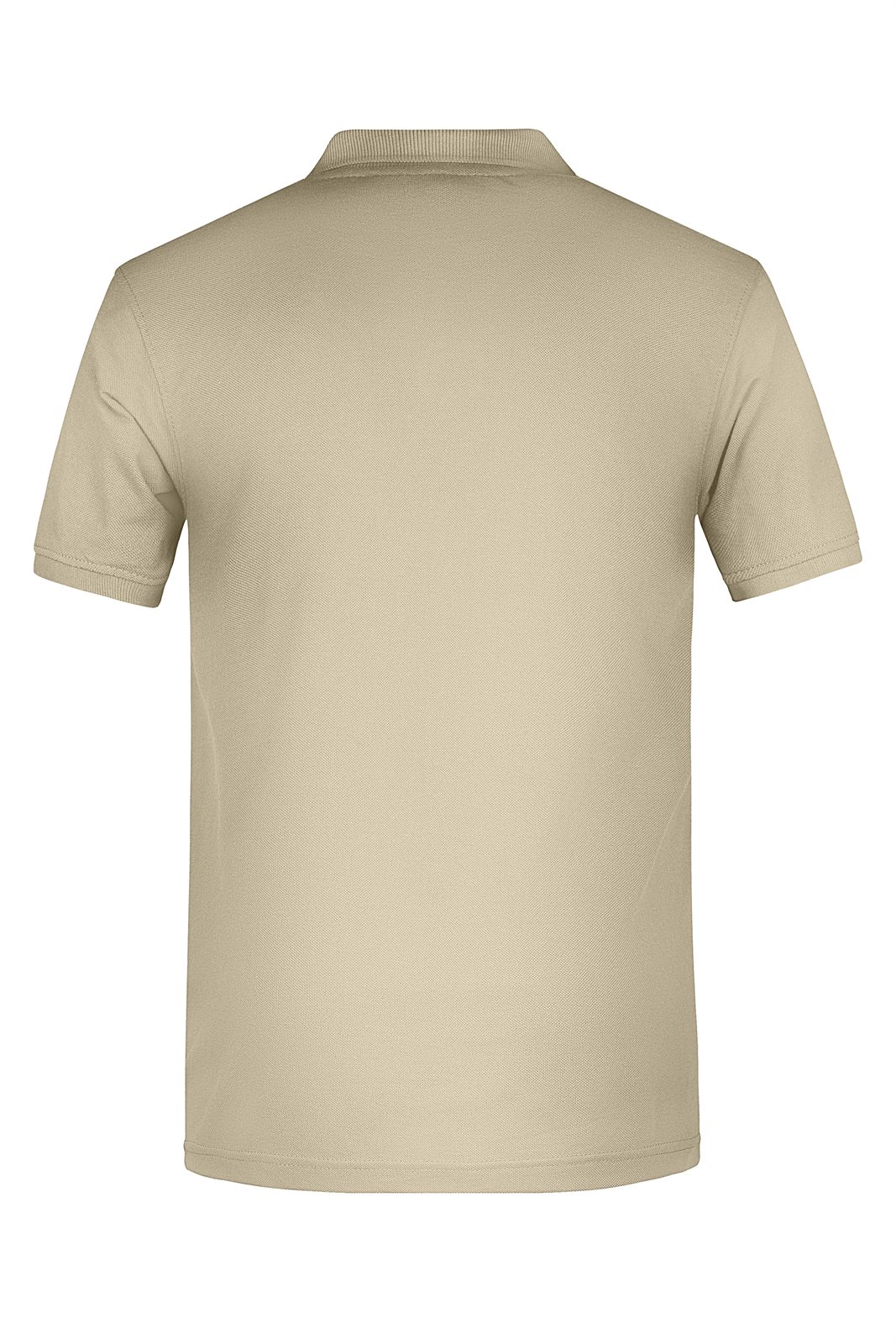 Poloshirt Herren Braun/Grau – Men's ORGANIC Workwear Polo OCS Blended, Detailansicht