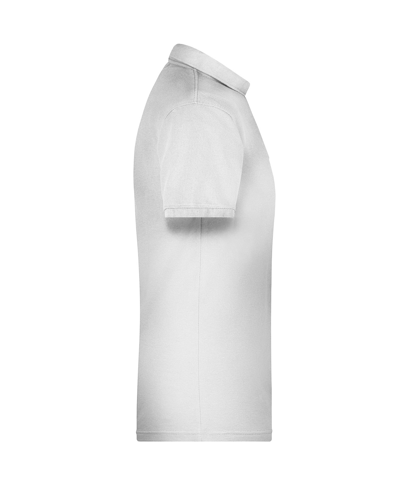 Poloshirt Herren Weiß – Men's ORGANIC Workwear Polo OCS Blended, Detailansicht