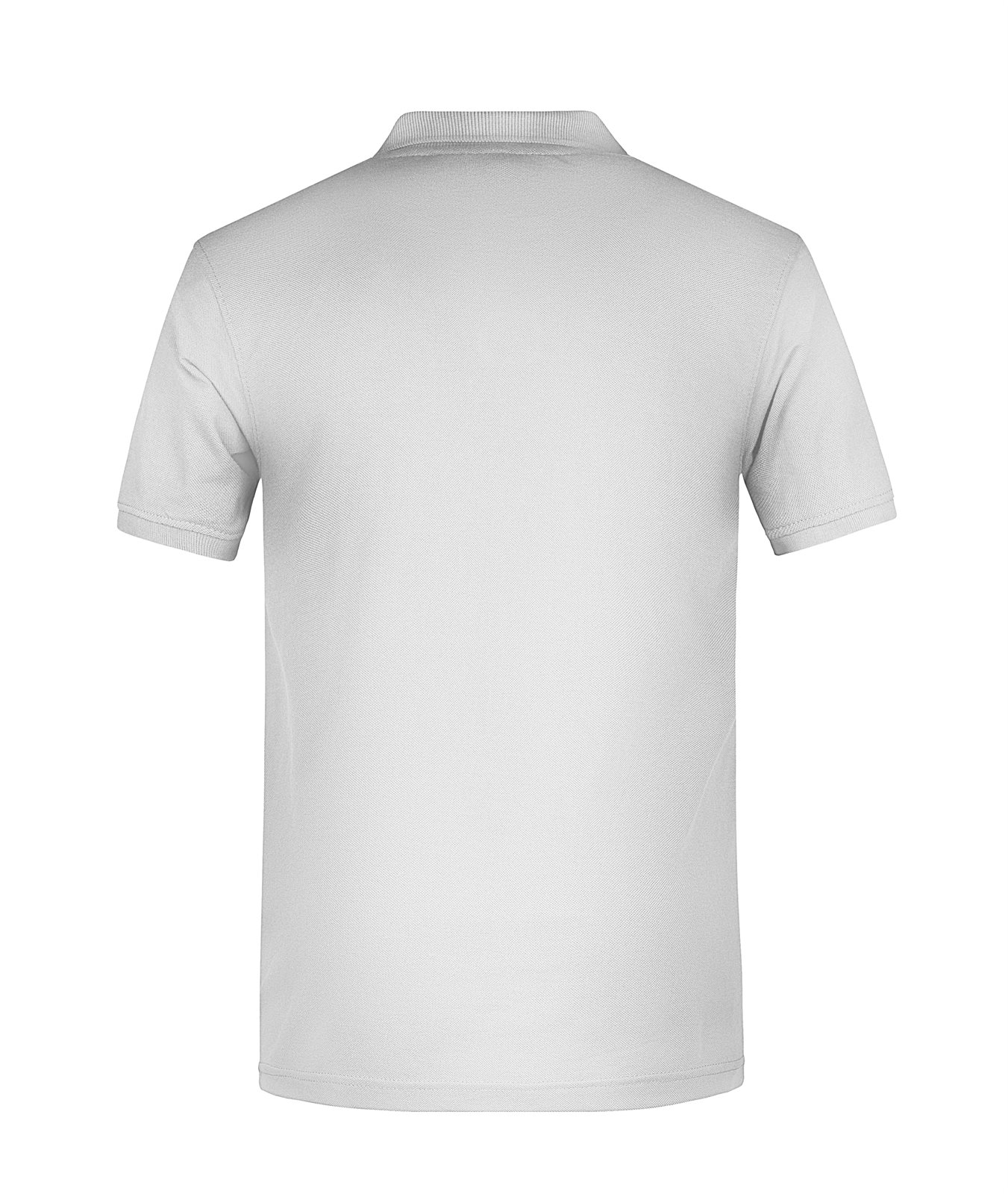 Poloshirt Herren Weiß – Men's ORGANIC Workwear Polo OCS Blended, Detailansicht