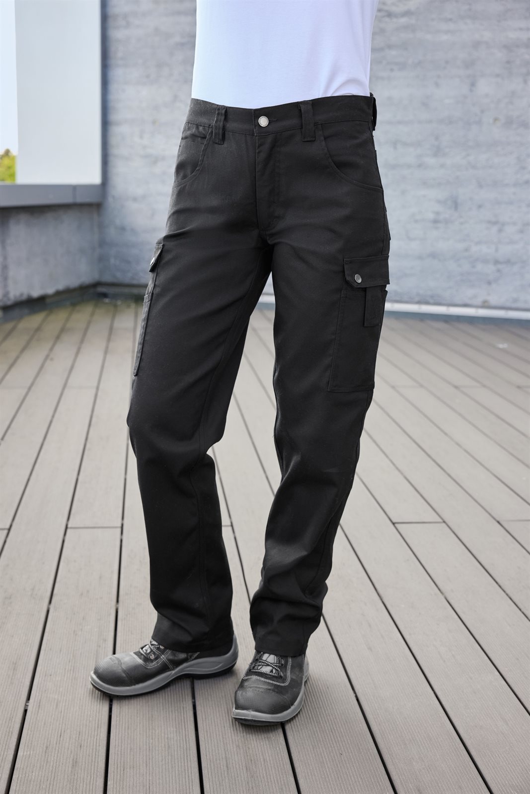 Hose Unisex – Workwear Cargo Pants, Detailansicht