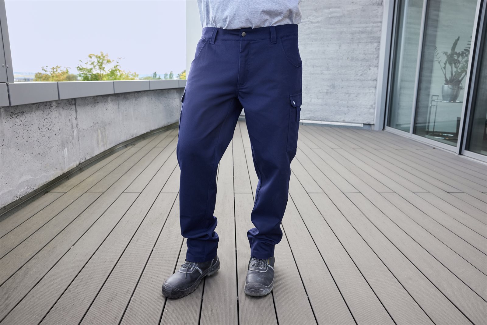 Hose Unisex – Workwear Cargo Pants, Detailansicht