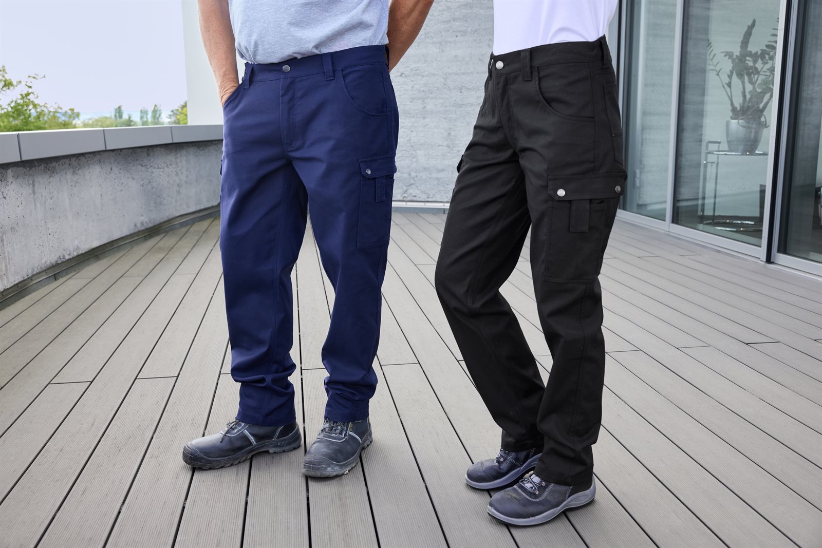 Hose Unisex – Workwear Cargo Pants, Detailansicht