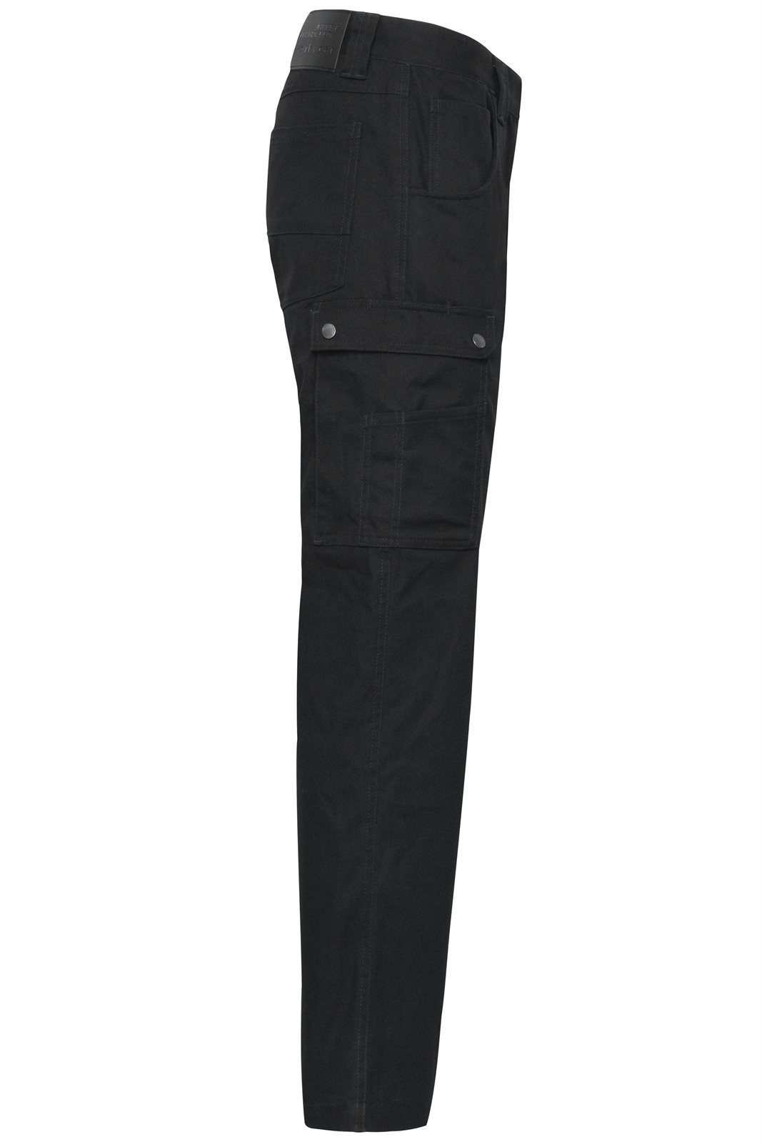 Hose Unisex Schwarz – Workwear Cargo Pants, Detailansicht