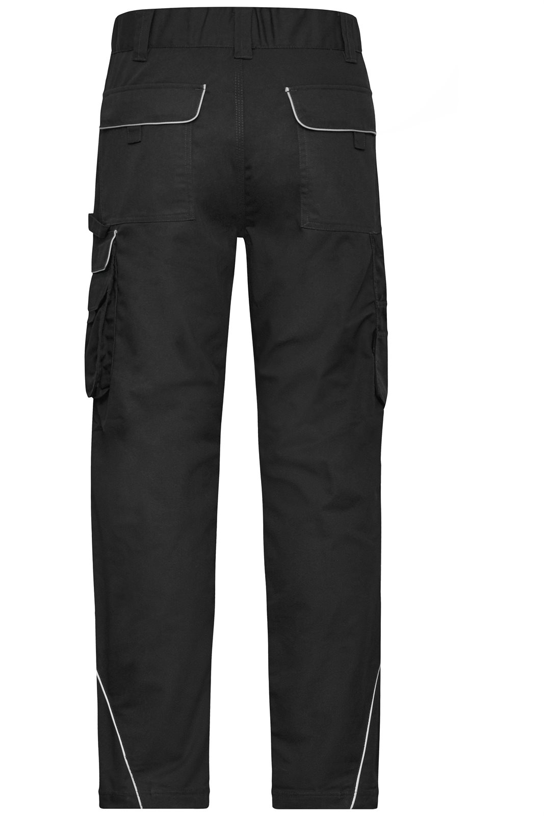 Hose Unisex Schwarz – Workwear Pants - SOLID -, Detailansicht