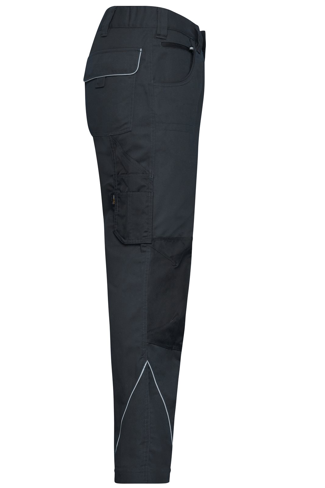 Hose Unisex Grau – Workwear Pants - SOLID -, Detailansicht
