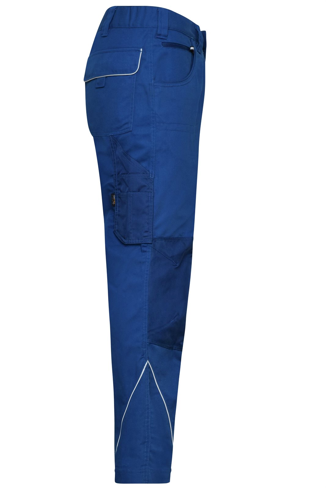Hose Unisex Blau – Workwear Pants - SOLID -, Detailansicht