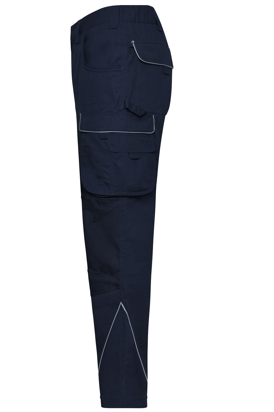 Hose Unisex Blau – Workwear Pants - SOLID -, Detailansicht
