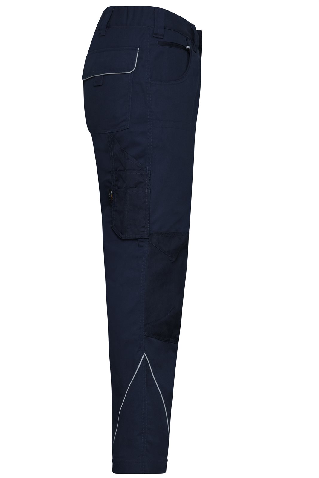Hose Unisex Blau – Workwear Pants - SOLID -, Detailansicht