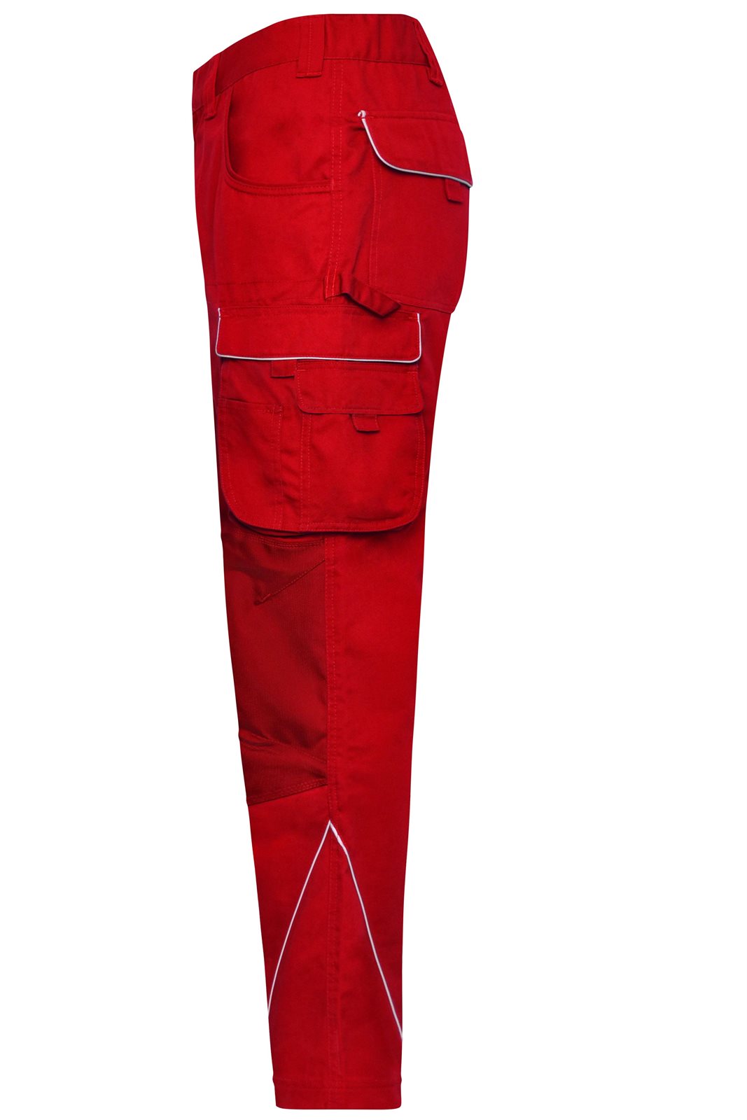 Hose Unisex Rot – Workwear Pants - SOLID -, Detailansicht