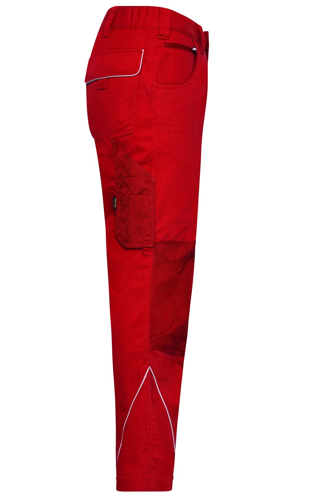 Hose Unisex Rot – Workwear Pants - SOLID -, Detailansicht