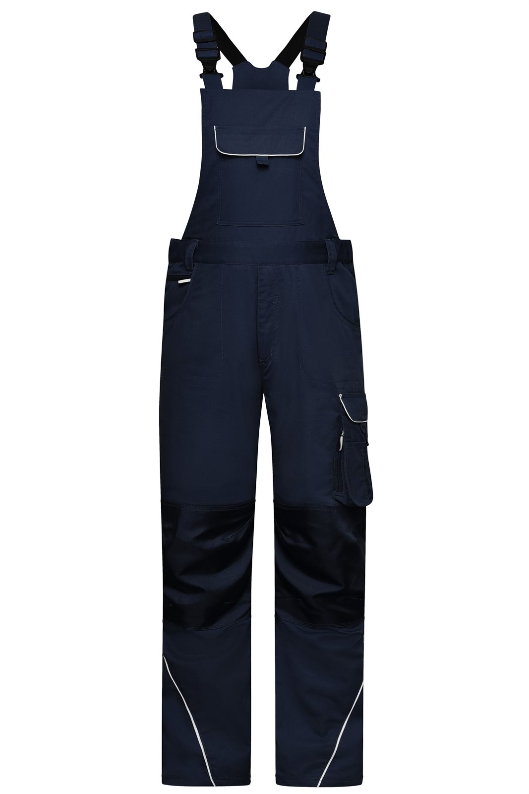 Hose Unisex Blau – Workwear Pants with Bib - SOLID -