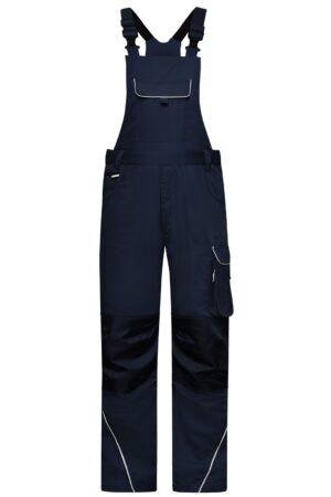 Hose Unisex Schwarz – Workwear Pants with Bib - SOLID -