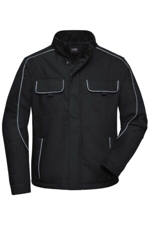Jacke Unisex Schwarz – Workwear Softshell Jacket - SOLID -