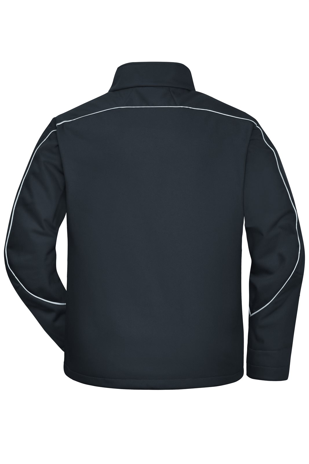 Jacke Unisex Grau – Workwear Softshell Jacket - SOLID -, Detailansicht