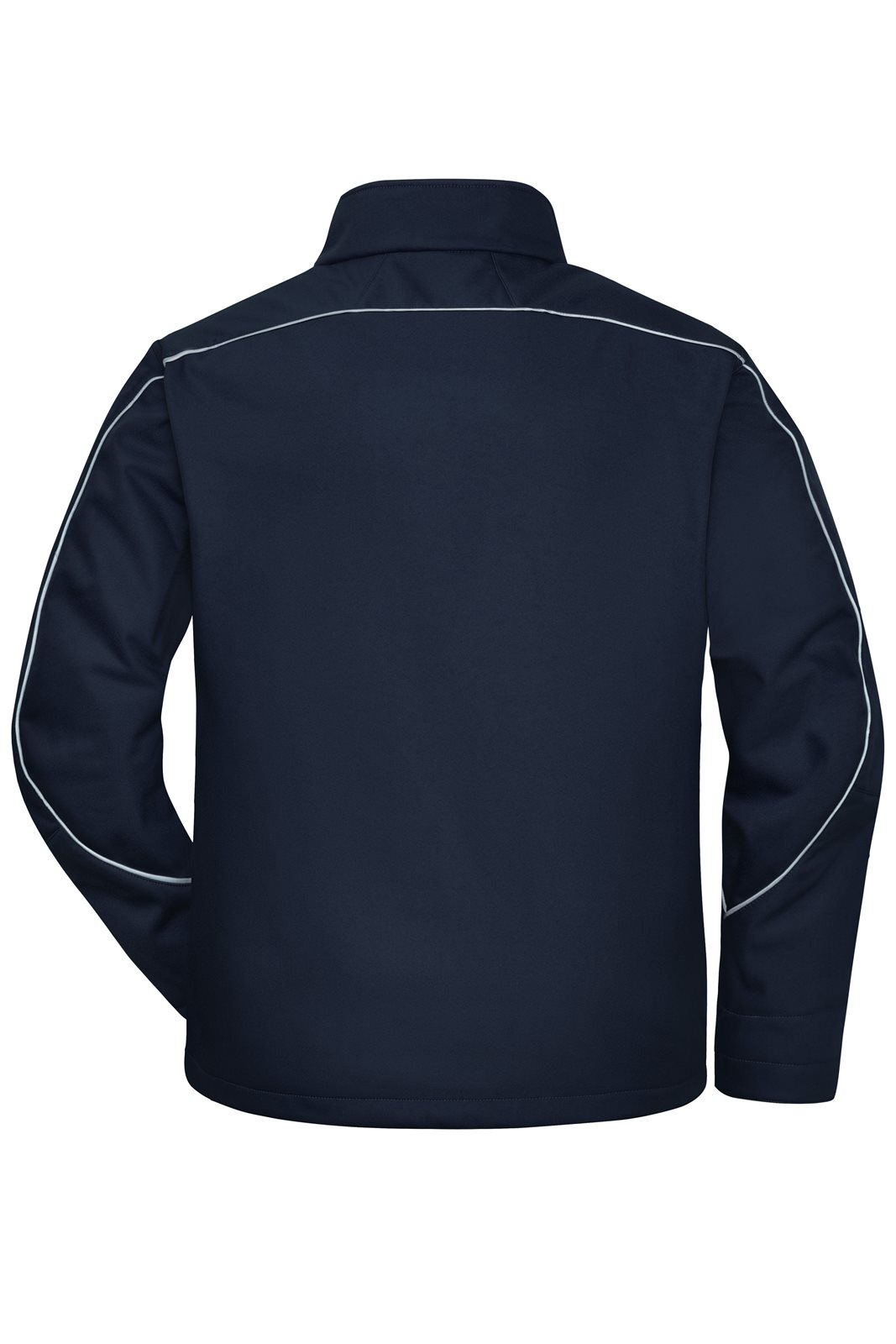 Jacke Unisex Blau – Workwear Softshell Jacket - SOLID -, Detailansicht