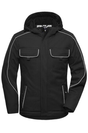 Jacke Unisex Schwarz – Workwear Softshell Padded Jacket - SOLID -