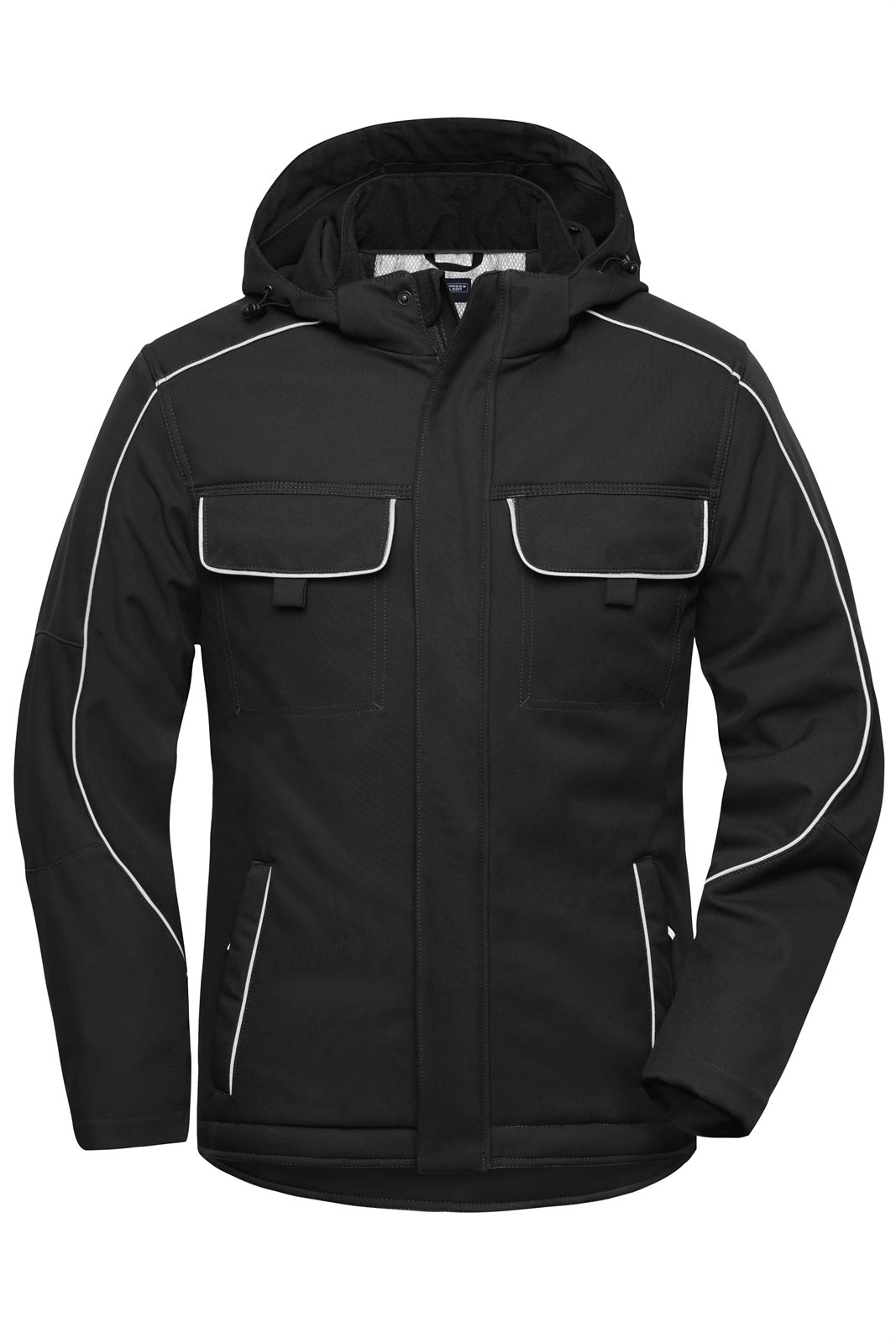 Jacke Unisex Schwarz – Workwear Softshell Padded Jacket - SOLID -