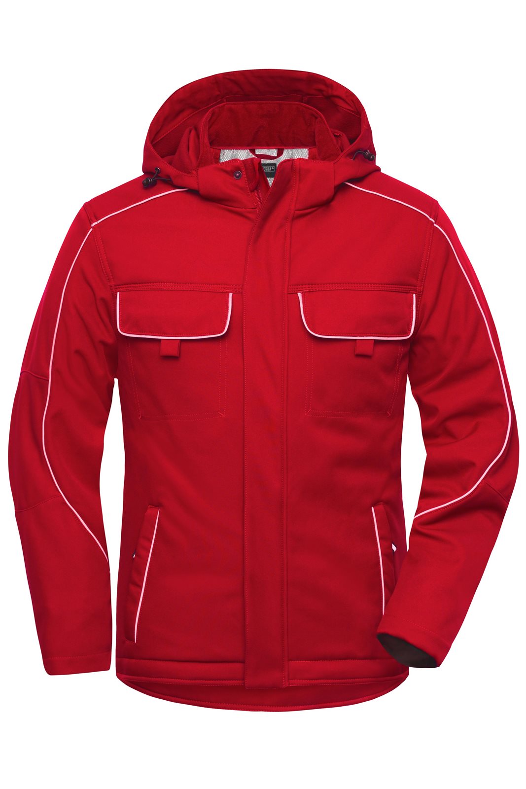 Jacke Unisex Rot – Workwear Softshell Padded Jacket - SOLID -