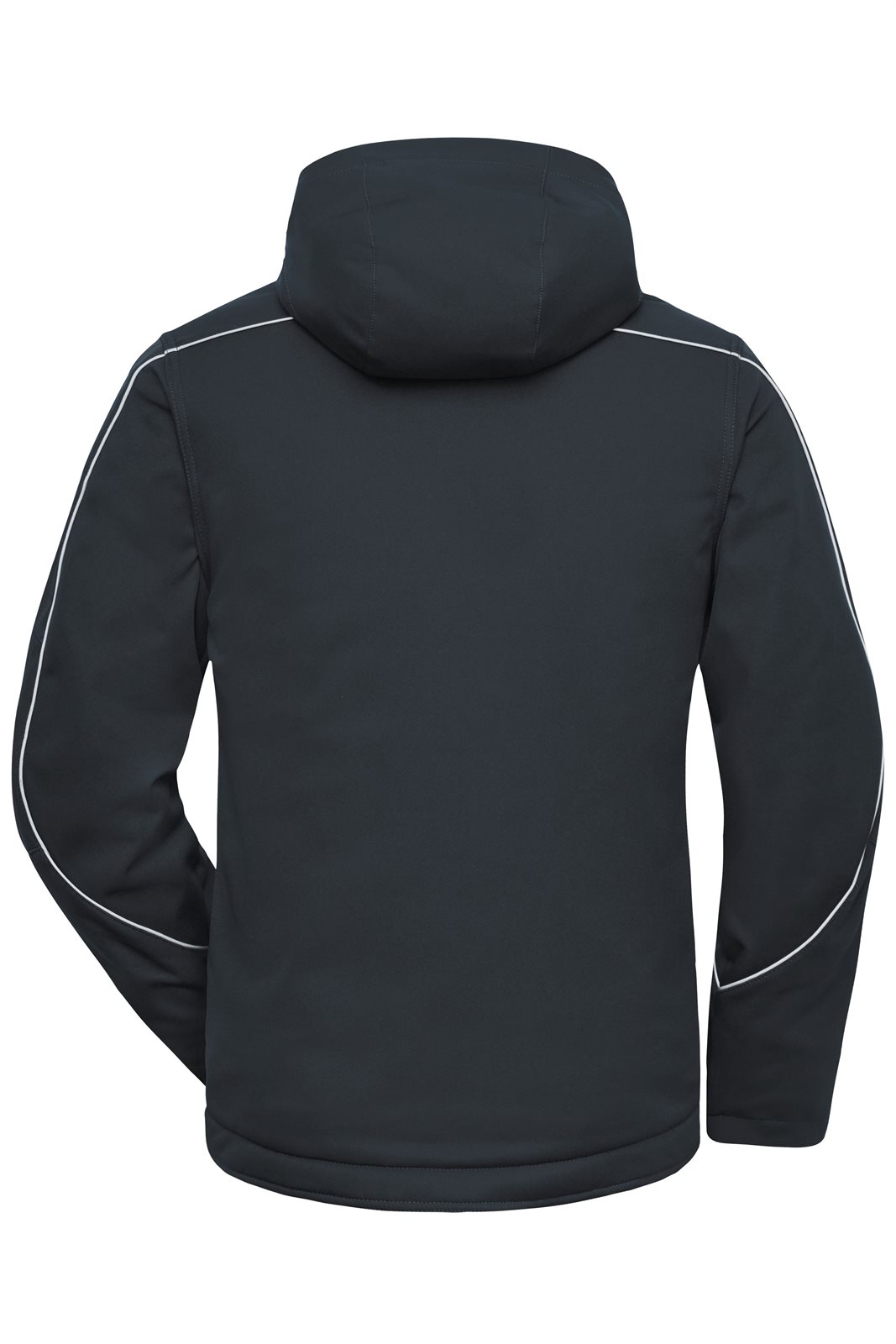 Jacke Unisex Grau – Workwear Softshell Padded Jacket - SOLID -, Detailansicht
