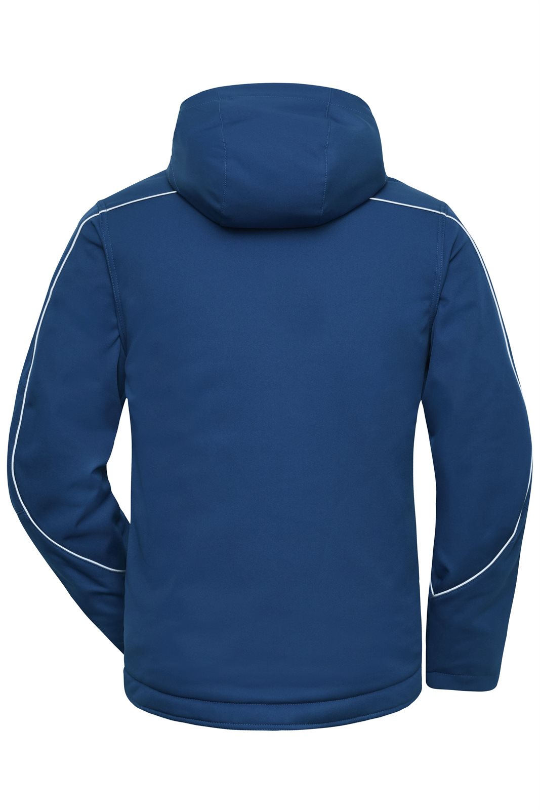 Jacke Unisex Blau – Workwear Softshell Padded Jacket - SOLID -, Detailansicht