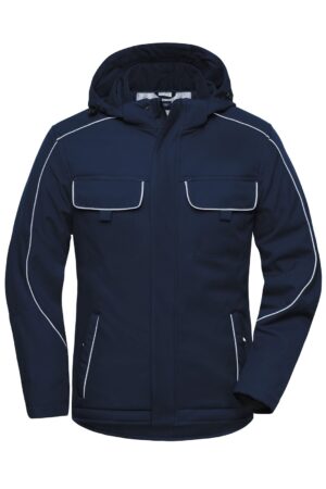 Jacke Unisex Schwarz – Workwear Softshell Padded Jacket - SOLID -
