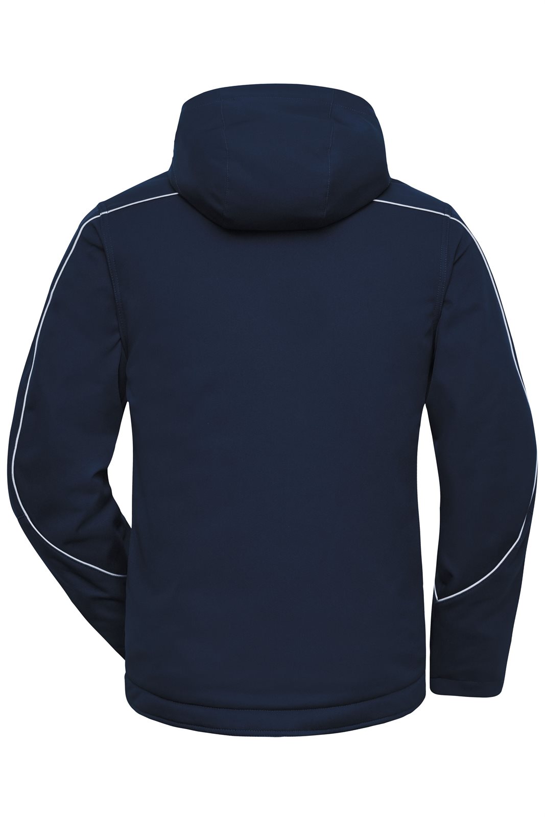 Jacke Unisex Blau – Workwear Softshell Padded Jacket - SOLID -, Detailansicht