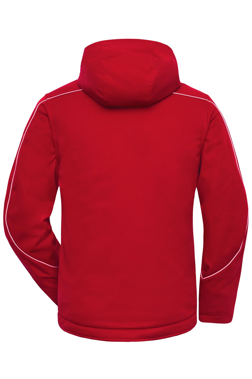Jacke Unisex Rot – Workwear Softshell Padded Jacket - SOLID -, Detailansicht