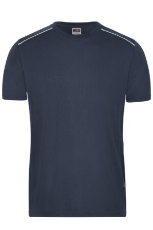 T-Shirt Herren Schwarz – Men's Workwear T-Shirt - SOLID -   OCS Blended