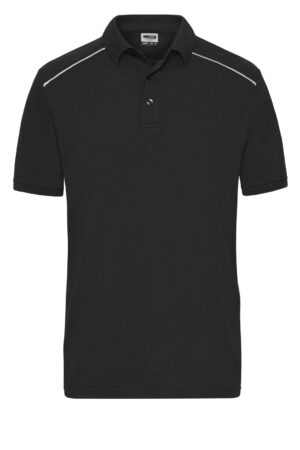 Poloshirt Herren Schwarz – Men's Workwear Polo - SOLID - OCS Blended