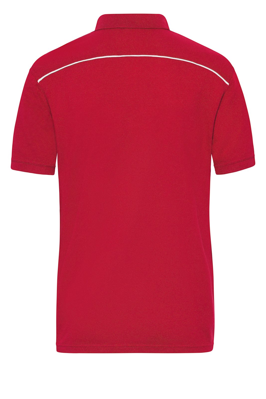 Poloshirt Herren Rot – Men's Workwear Polo - SOLID - OCS Blended, Detailansicht