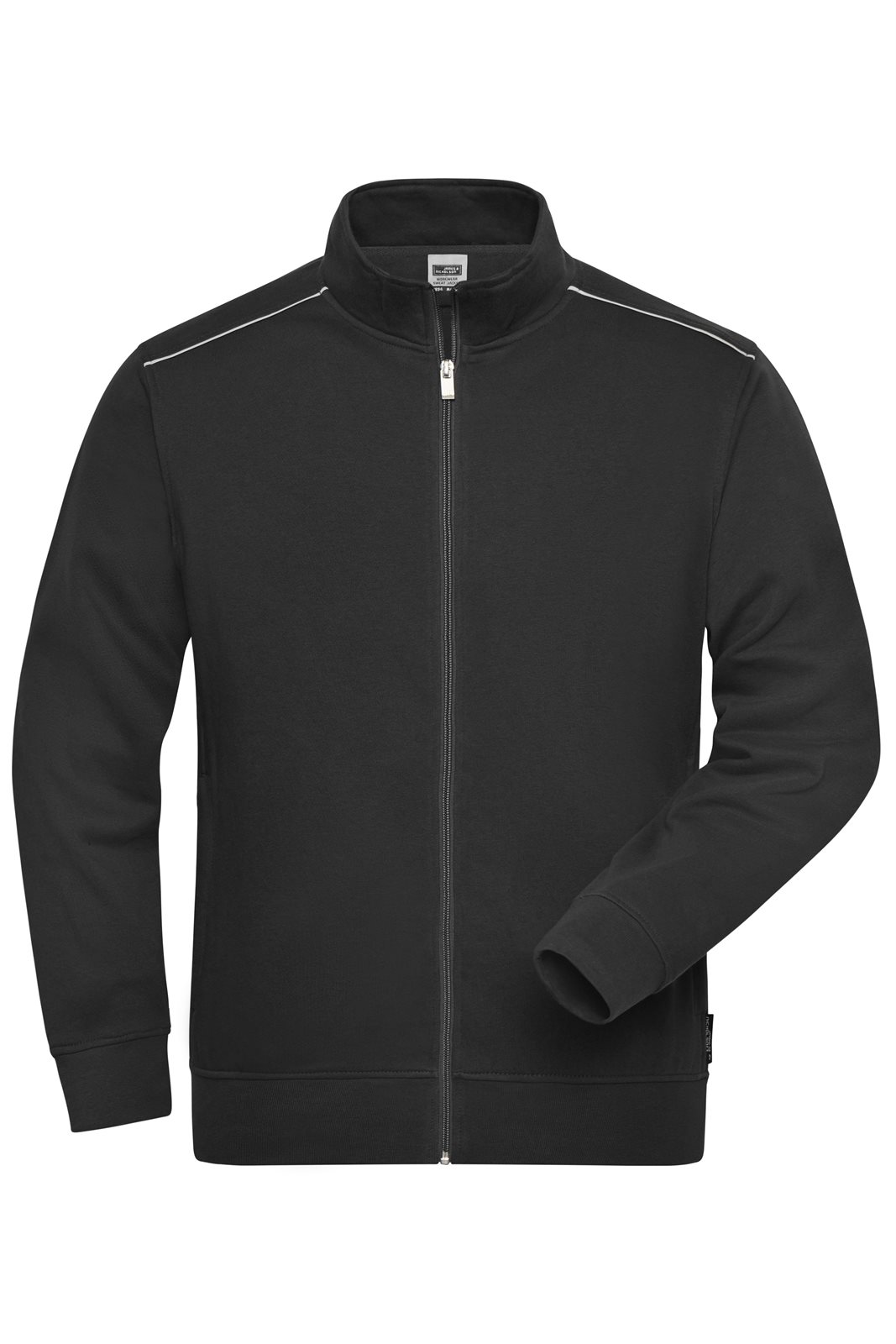Jacke Unisex Schwarz – Workwear Sweat Jacket - SOLID -