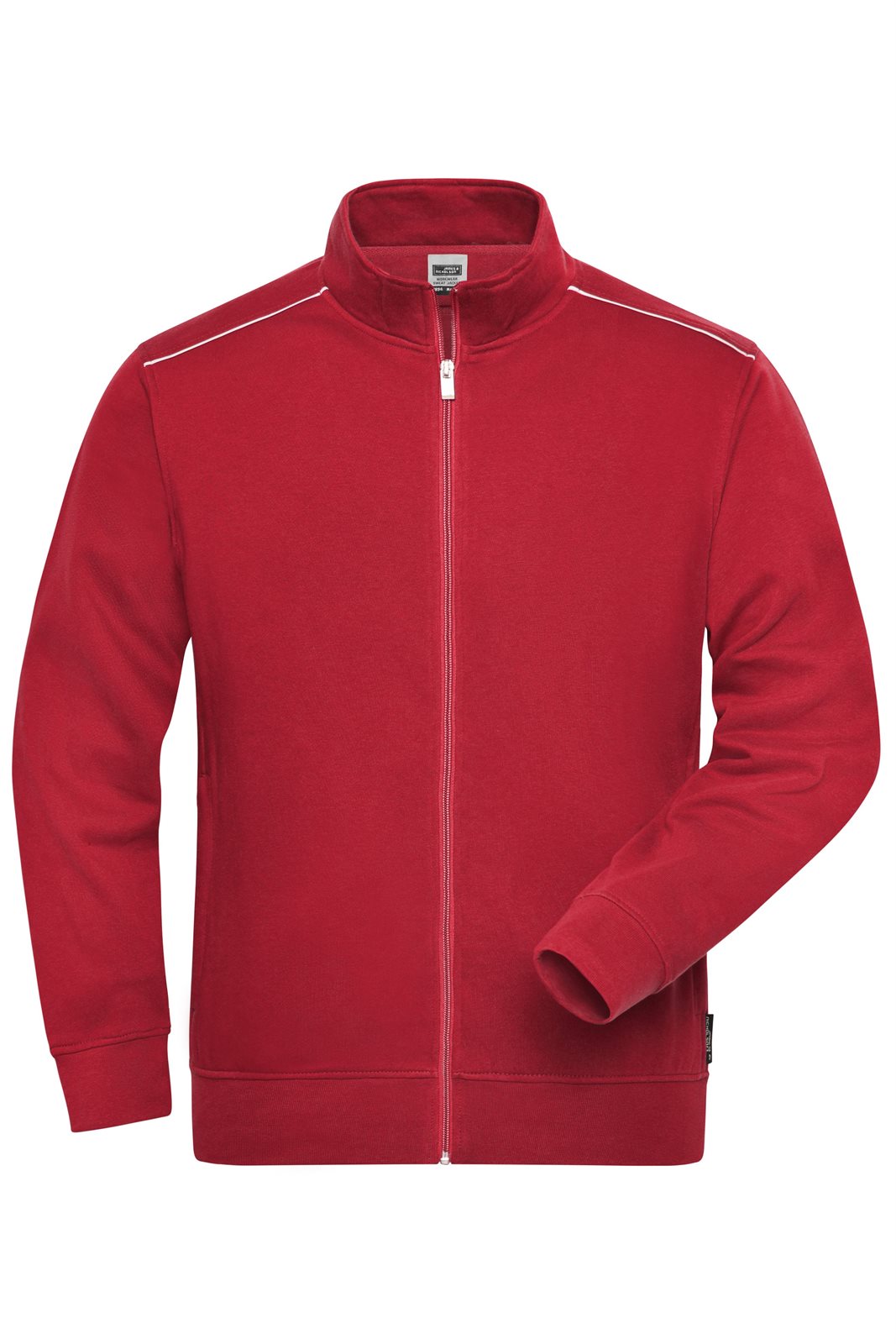 Jacke Unisex Rot – Workwear Sweat Jacket - SOLID -