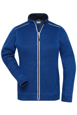 Jacke Damen Schwarz – Ladies' Knitted Workwear Fleece Jacket - SOLID -