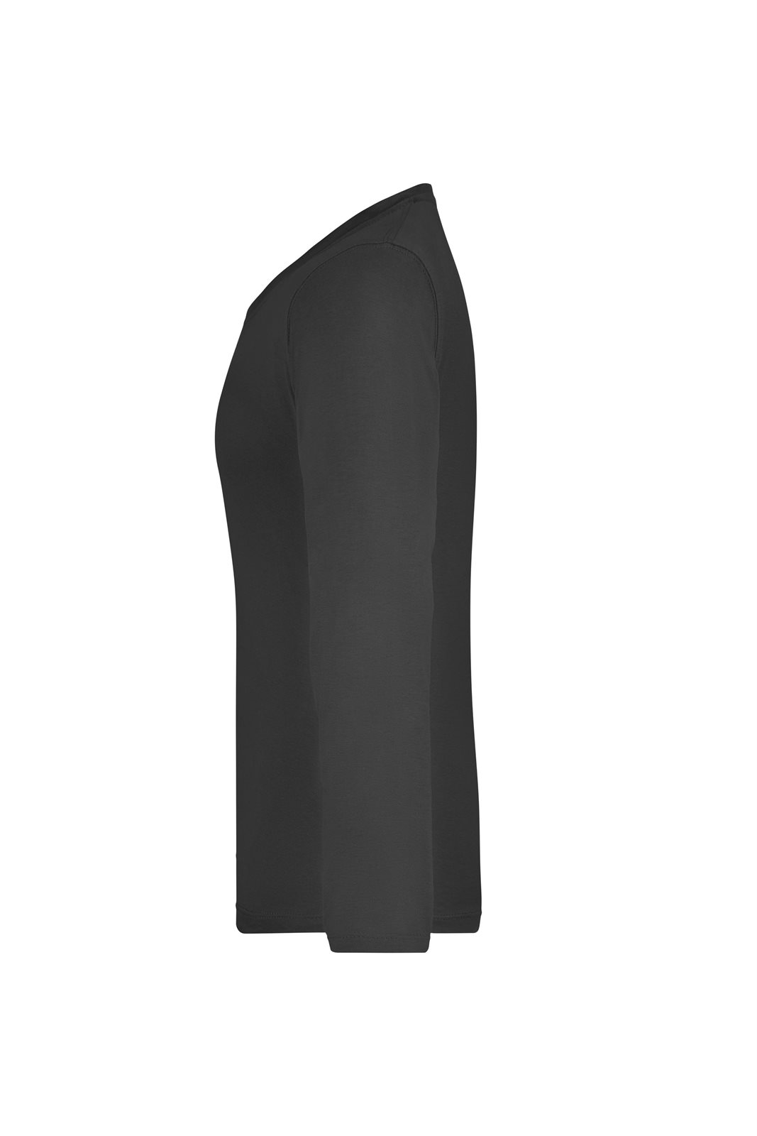Pullover Damen Schwarz – Ladies' Shirt Long-Sleeved Medium, Detailansicht