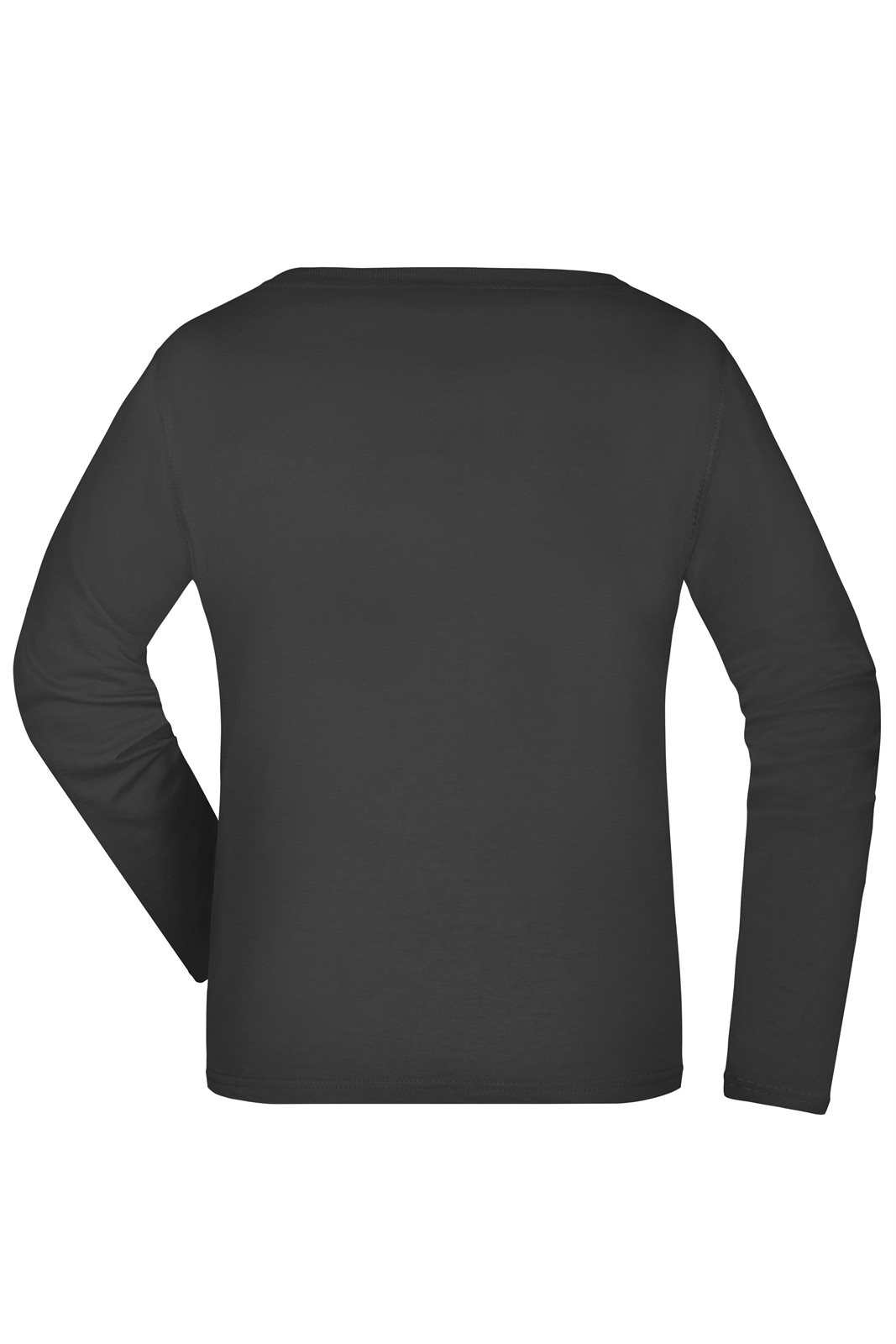 Pullover Damen Schwarz – Ladies' Shirt Long-Sleeved Medium, Detailansicht