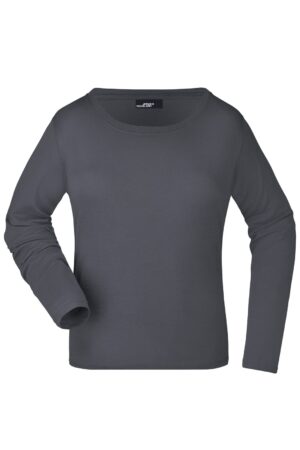 Pullover Damen Schwarz – Ladies' Shirt Long-Sleeved Medium