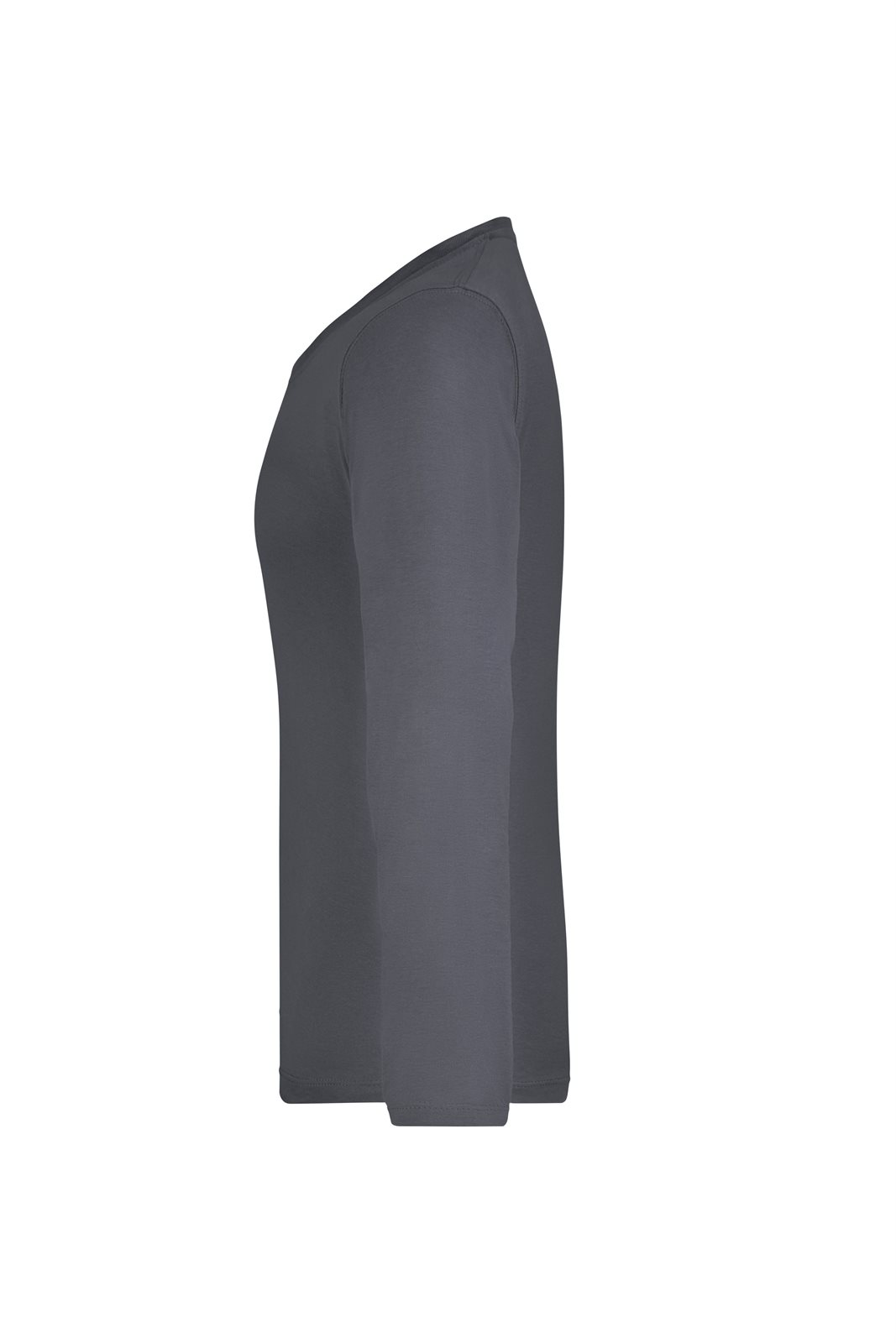 Pullover Damen Grau – Ladies' Shirt Long-Sleeved Medium, Detailansicht