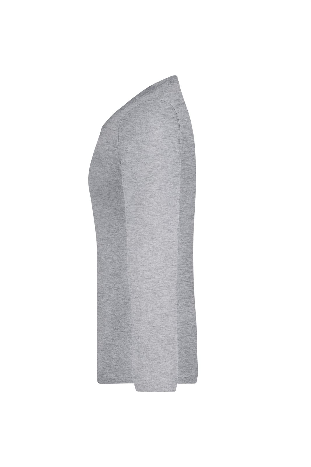 Pullover Damen Grau – Ladies' Shirt Long-Sleeved Medium, Detailansicht