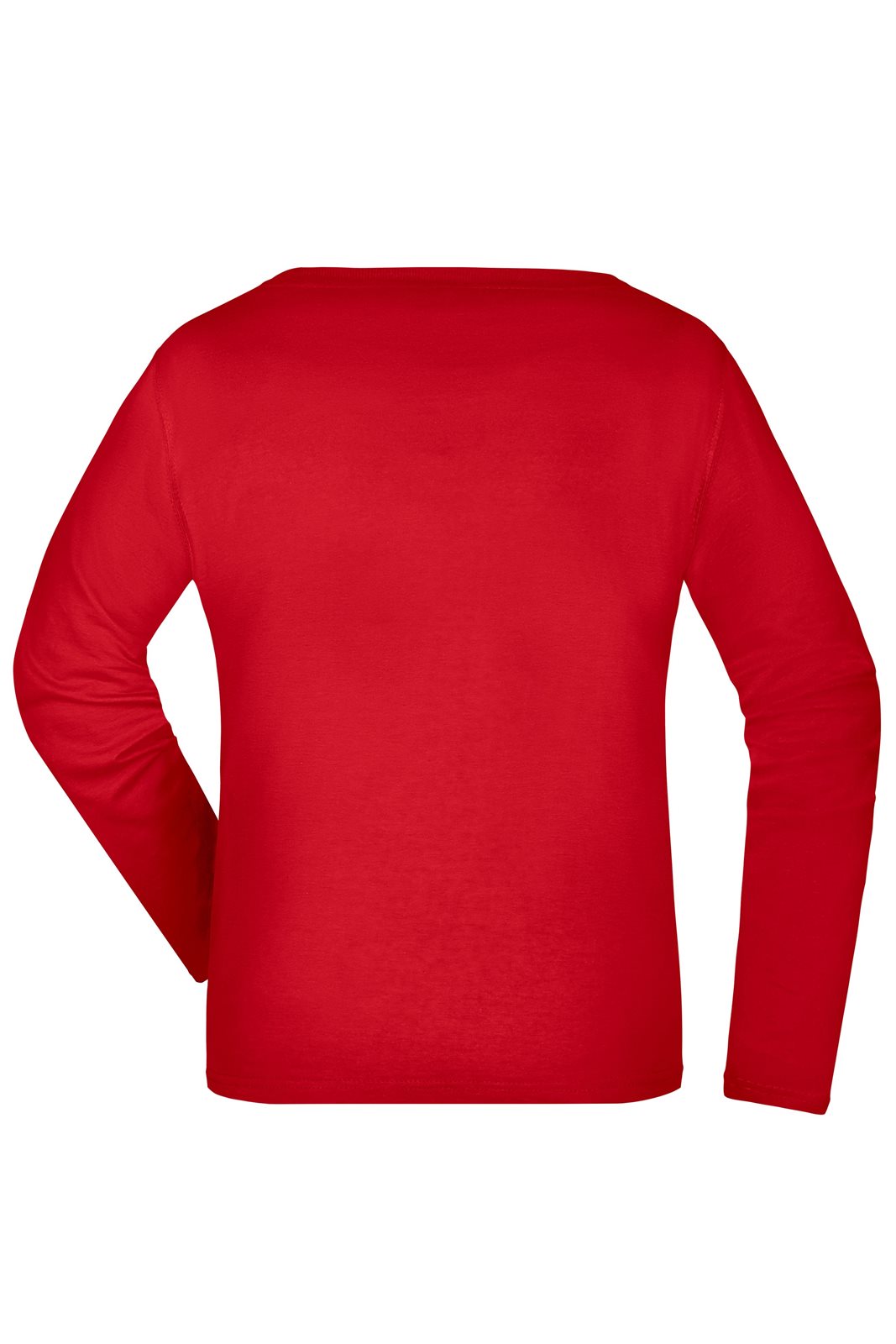 Pullover Damen Rot – Ladies' Shirt Long-Sleeved Medium, Detailansicht