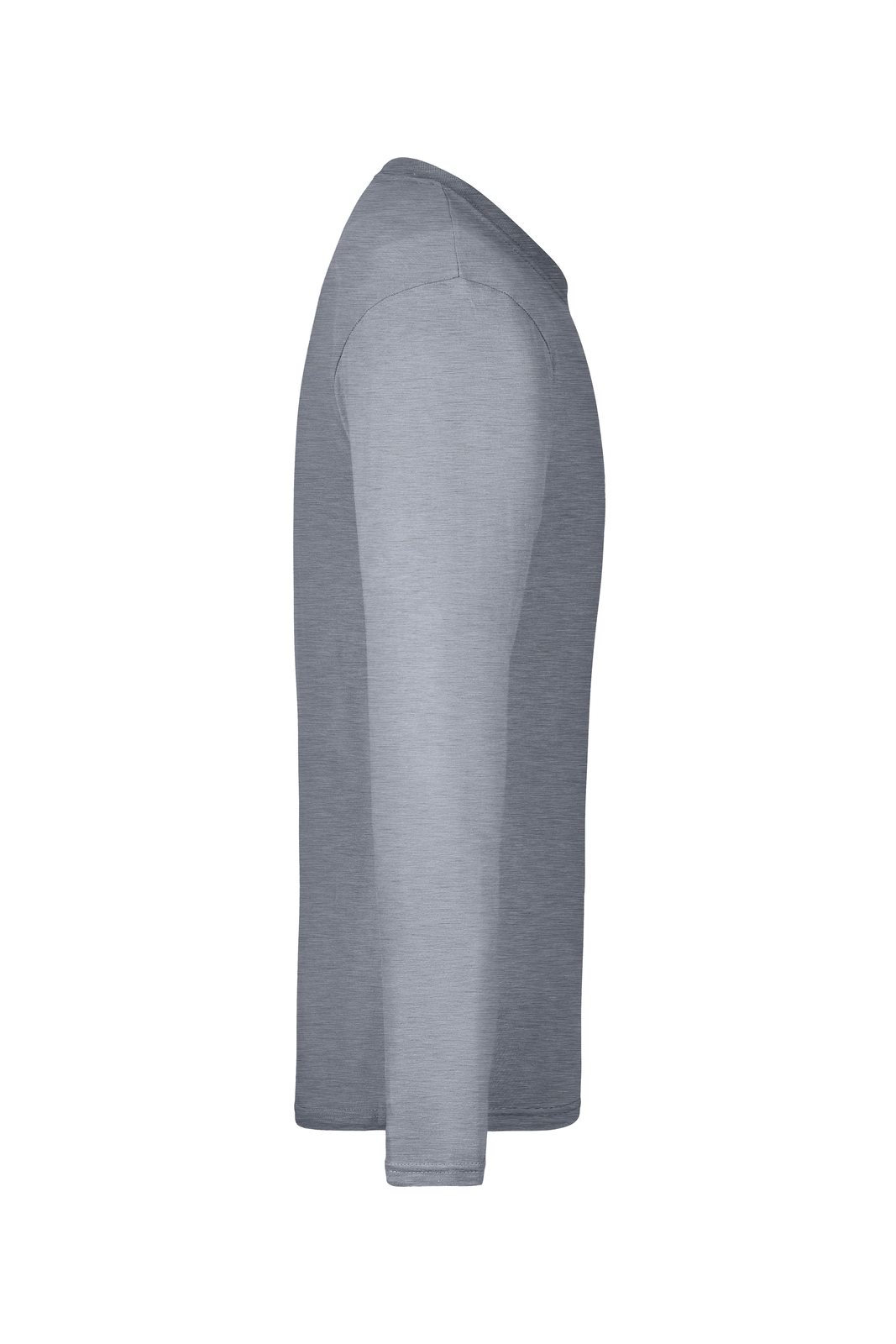 Pullover Herren Grau – Men's Long-Sleeved Medium, Detailansicht