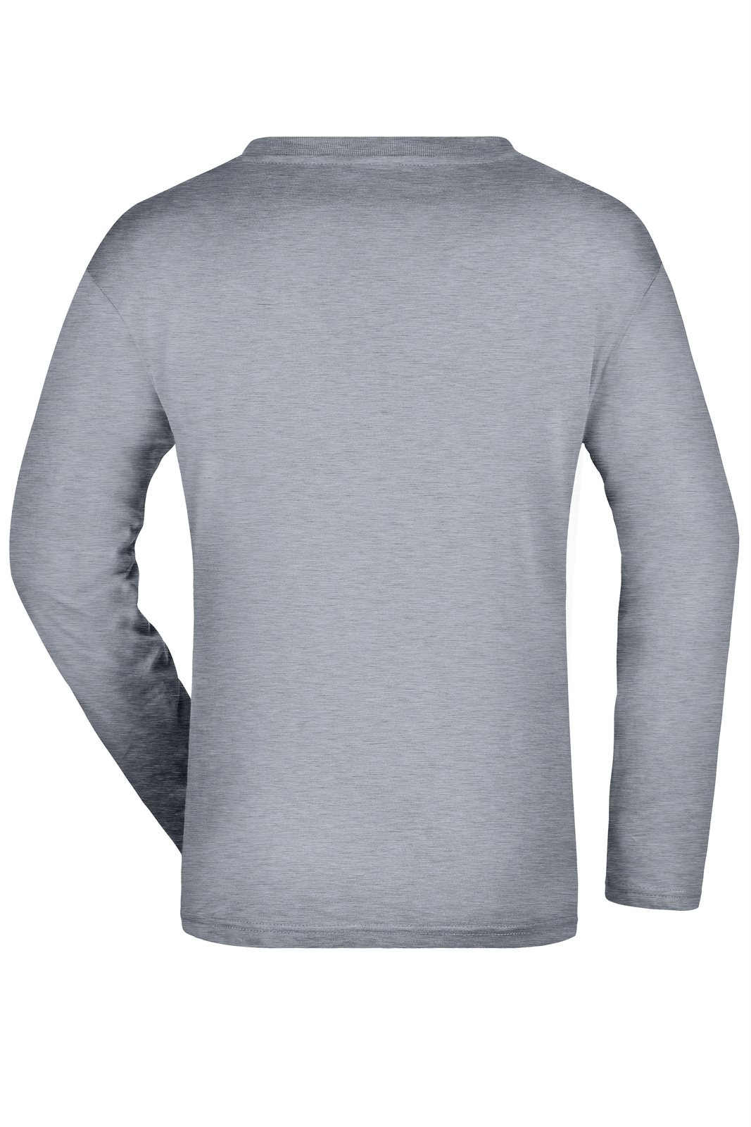 Pullover Herren Grau – Men's Long-Sleeved Medium, Detailansicht