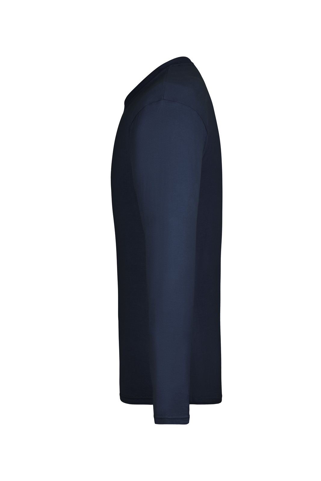 Pullover Herren Blau – Men's Long-Sleeved Medium, Detailansicht