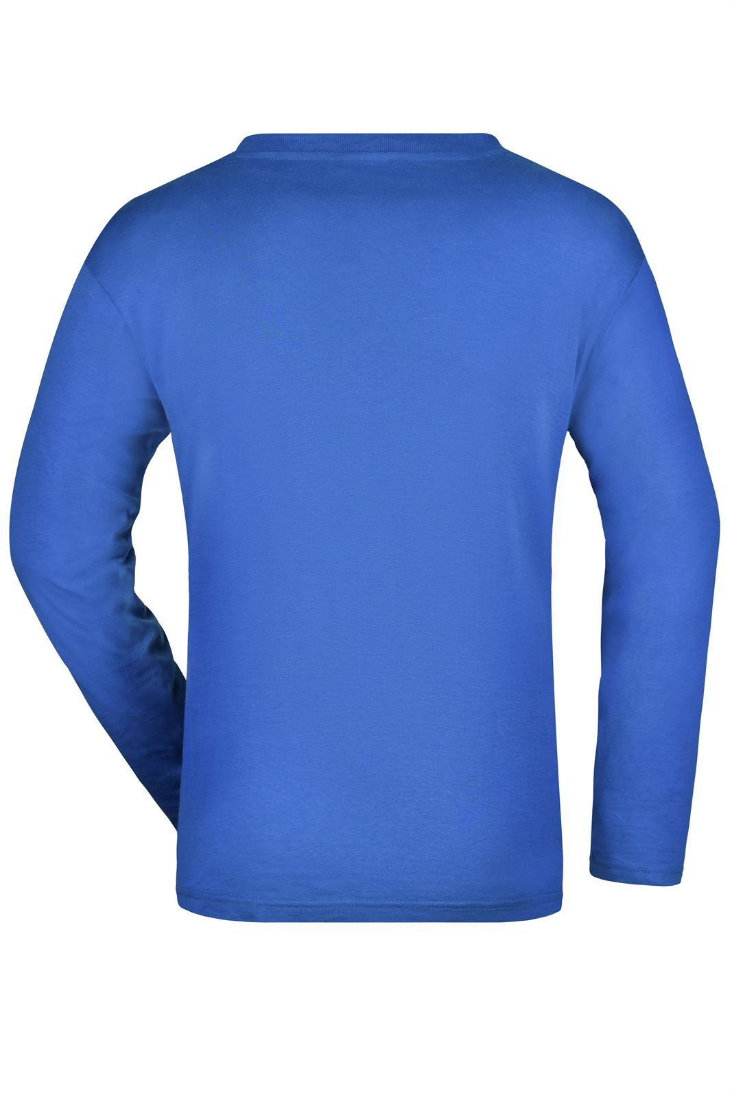 Pullover Herren Blau – Men's Long-Sleeved Medium, Detailansicht
