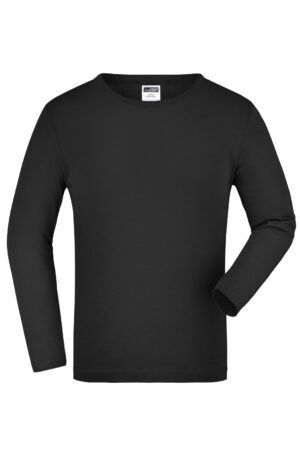 Pullover Kinder Schwarz – Junior Shirt Long-Sleeved Medium